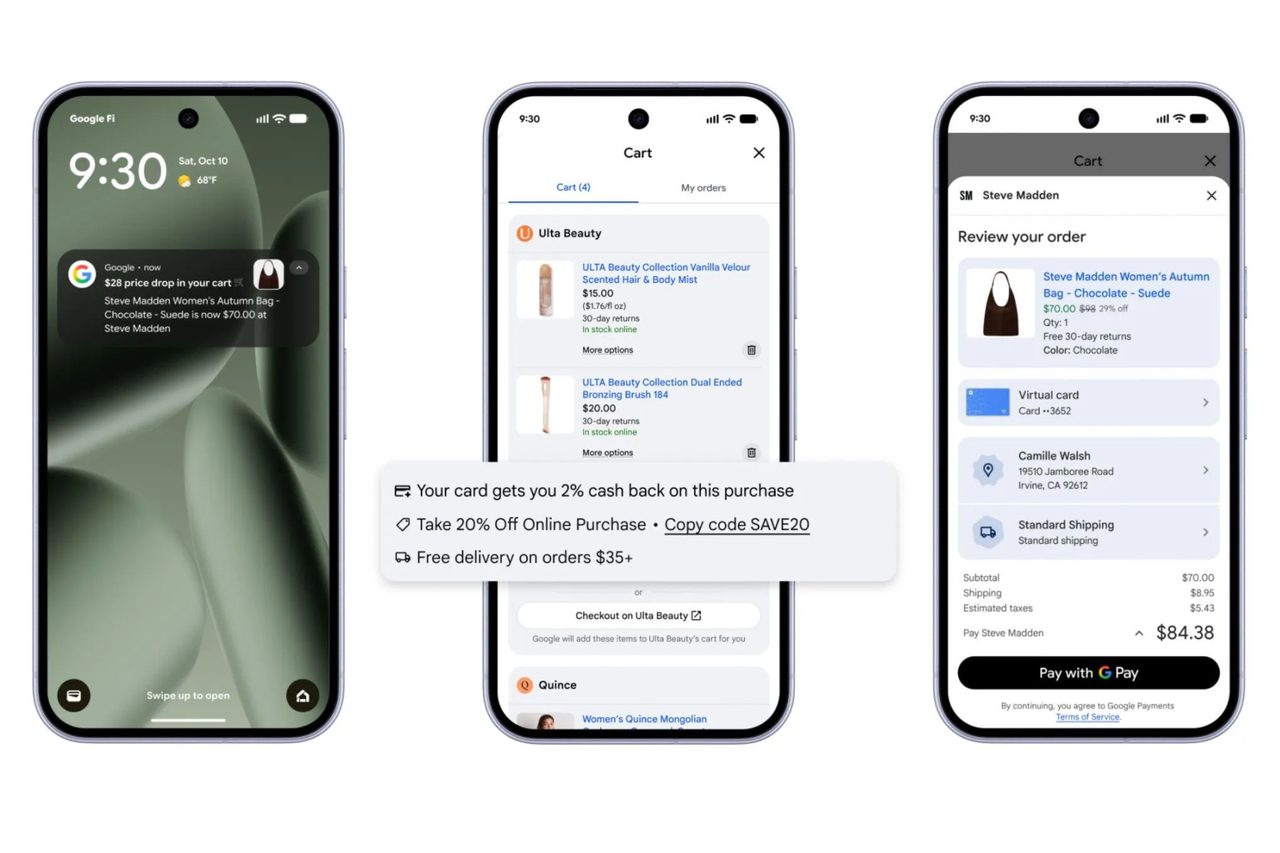 Google launches its ‘universal’ online shopping cart ahead of the holidays
