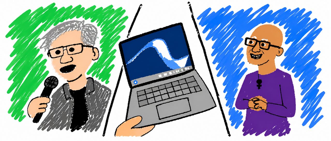 Windows 迎来 AI 时代最大更新,拉来黄仁勋跟 Mac 宣战